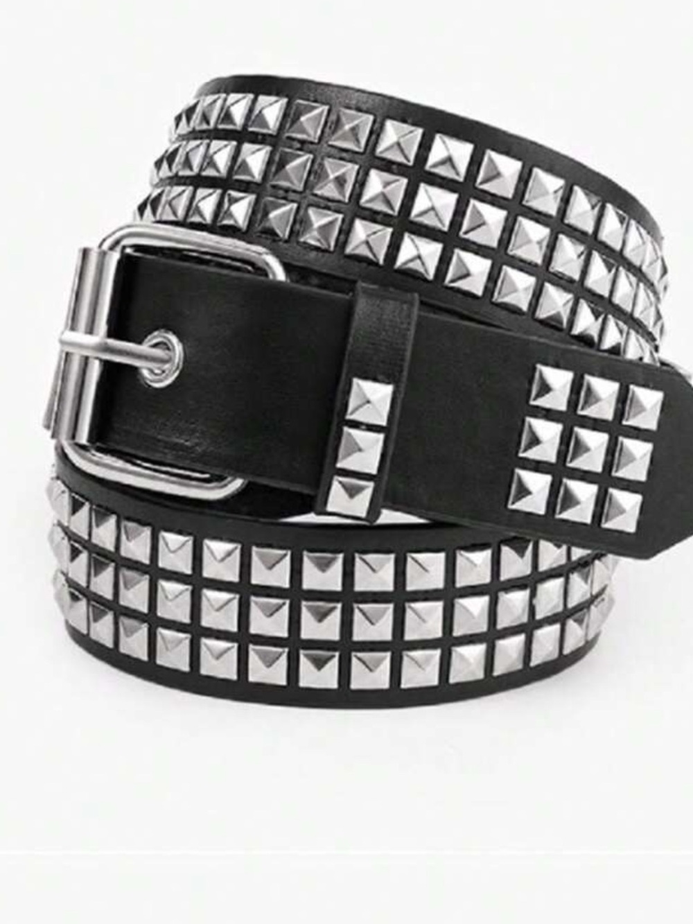 Black Studded Belt